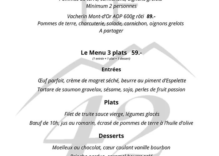 Le White - Le 42 Restaurant Szálloda Champéry